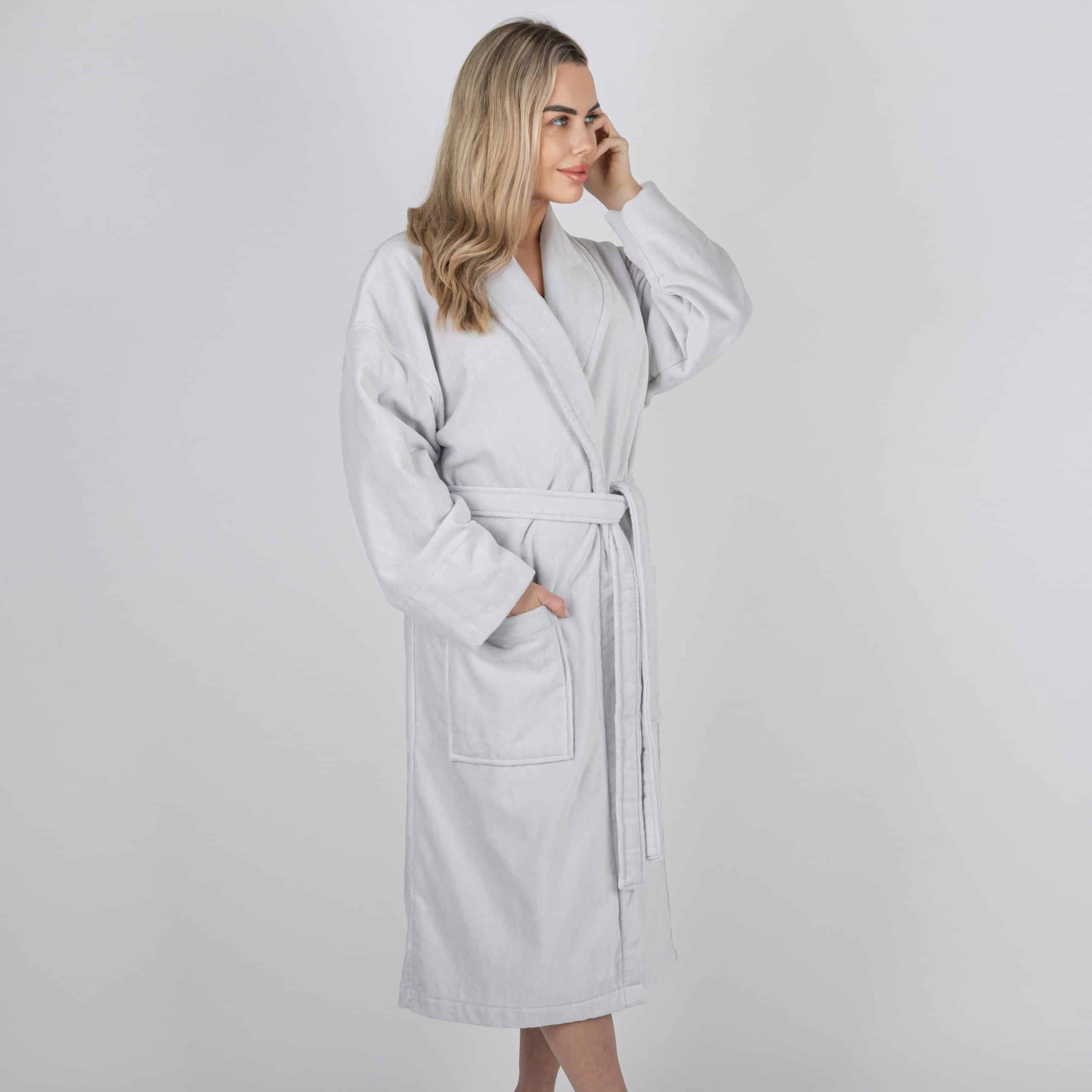 Peignoir velour sale